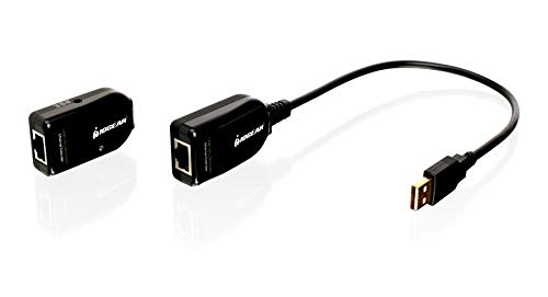 Iogear Usb 2.0 Extender Over Cat5 5E 6 Adapter - Connection Up To 164Ft - Usb Type A (M) To A (F) - Plug N Play - Hard Drives - Printers - Scanners - Smart Boards - Guce62 #TOP3