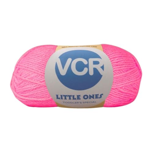 Image of VCR Cherry Pink Yarn, 100 Grams Hank, 190 Meters Length, Acrylic Ball for Crochet and Knitting, Soft Crosia Threads, Pack of 1 Yarn, Suitable for DIY Crafts