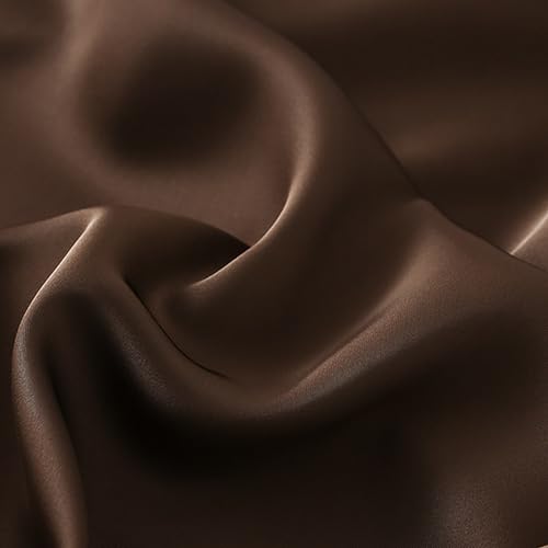 CORIRESHA Women's Elegant Satin Skirt High Waisted Flowy Work Mermaid Maxi Skirt3