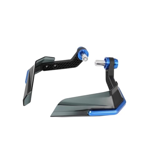 Protège-main pour moto CNC bleu en aluminium renforcé pour une finition custom élégante