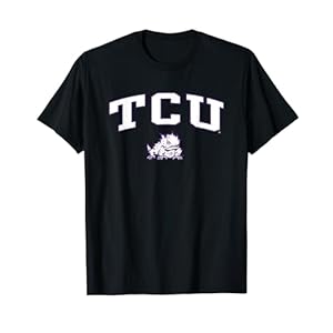 TCU Horned Frogs Arch Over Mascot Officially Licensed T-Shirt
