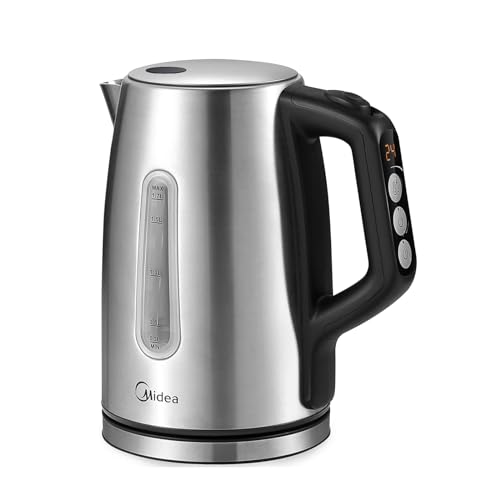 Midea Bouilloire Électrique 1,7L Acier Inoxydable