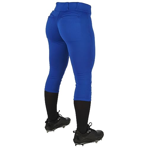 CHAMPRO Calça de softbol feminina de cintura baixa tradicional torneio