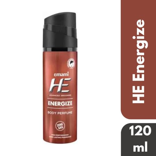 Image of HE Energize Body Perfume for Men | Long Lasting |120ml | Pack of 2