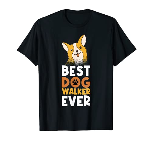 Best Dog Walker Ever T-Shirt, Black