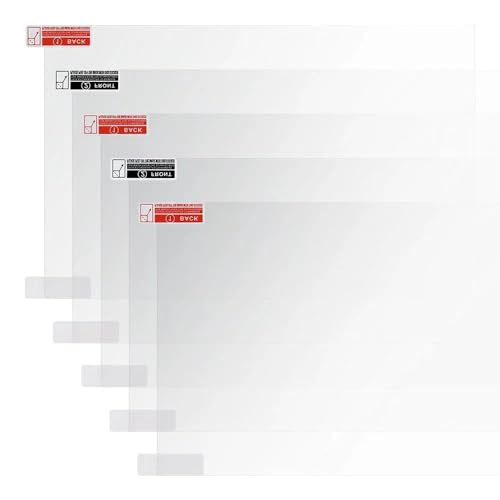 Hysiprui 5pcs piezas de impresora 3D de 9,1 pulgadas película protectora de pantalla lcd, Impresora 3D de resina SLA anycubic mono X 6ks película protectora de alta transmisión de luz contra arañazos