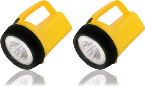 Eveready LED Floating Lantern Flashlight Battery Powered LED Lanterns for Hurricane Supplies Survival Kits Camping Accessories Power Outages Batteries Included | Pack of 2