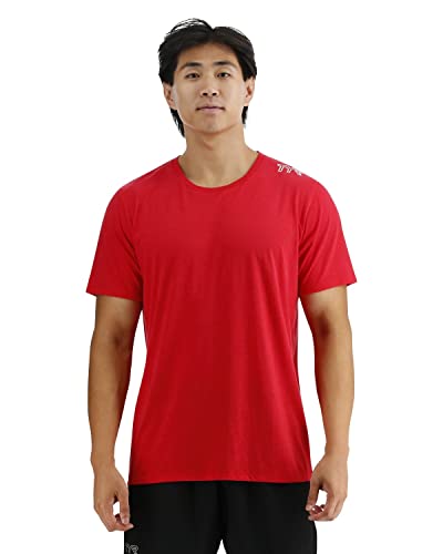 T-shirt rouge 3XL TYR USSTMS3A6103XL vêtement de sport manches courtes