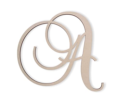 Jess and Jessica Wooden Letter A