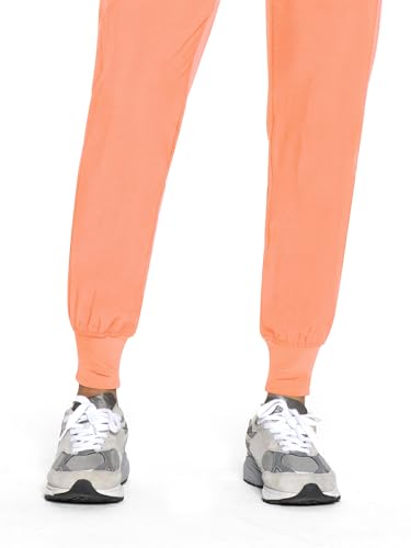 Image of COZYFIT Womens Scrub Pants - Soft Stretch Yoga Style with 5 Pockets, Slim Fit Jogger Scrubs Pants for Women