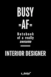 Notebook for Interior Designers/Interior Designer: awesome handy Note Book [120 pages blank squared graph paper]
