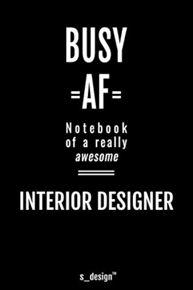 Notebook for Interior Designers/Interior Designer: awesome handy Note Book [120 pages blank squared graph paper]