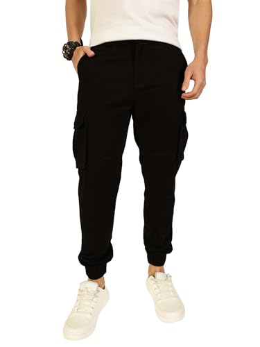 Image of Thomas Scott Men's | Solid | Light Weight | Breathable Fabric | Mid Rise | Regular Fit | Cotton Blend | Button Waist | Chino Trouser | Pants