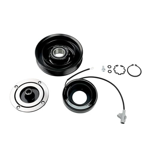 VrooDrive A/C Compressor Clutch Assembly Kit Pulley Coil Set for 2003-2008 for Toyota Matrix Corolla 1.8L | Precision Fit