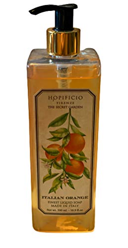 Hopificio The Secret Garden Italian Orange Finest Liquid Soap 16.9 Fl Oz
