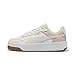 PUMA womens Carina Street Sneaker, Puma White Alpine Snow Frosted Ivory, 7 US