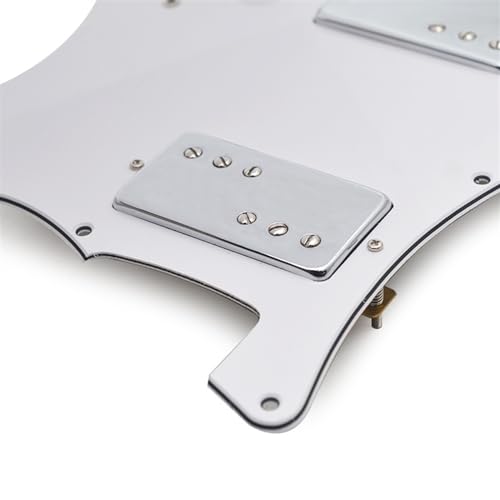 Pickguard pour guitare électrique à micro humbucker 6 cordes finition silver - 2