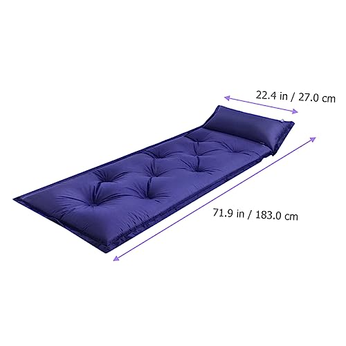 Tapis de sommeil gonflable de camping portable avec coussin intégré et sac - 6