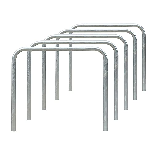 ROBUSTO BIGPACK 5 x Stahlbügel zum Abgrenzen, feuerverzinkt, 90 x 80 cm, zum Betonieren, aus Stahl, Art.-Nr. 608819 Cover