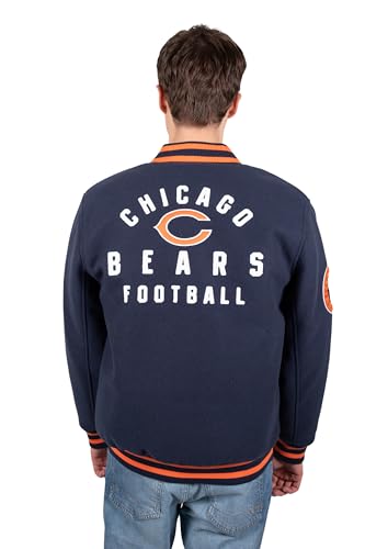 Ultra Game JOM7618F23 Nfl Men'S Classic Varsity Coaches Jacket thumb #2