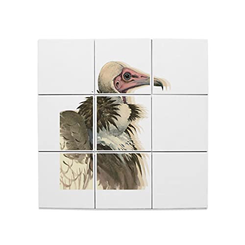 Carreaux céramique décoratif vautour Far West pour remplacer un mur blanc terne