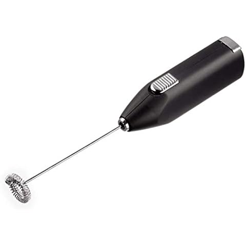Xavax Elektrischer Milchaufschäumer (Milchschäumer mit 14 U/min, Aufschäumer Stab mit Spezialspirale, batteriebetriebener Milk Forther) schwarz Cover