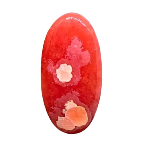 Rhodochrosite naturelle pour créer vos propres bijoux bohèmes chics en cabochon ovale rose