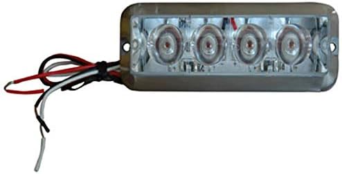 10-30V DC LED Strobe Beacon Light - Amber