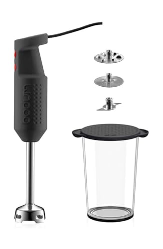 Batidora de mano multifunción con accesorios y picadora eléctrica 200W 2