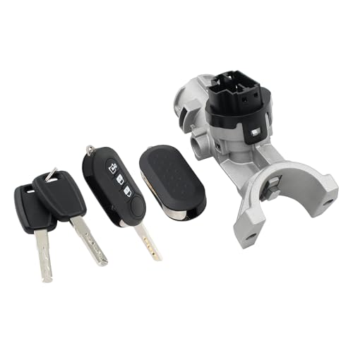 Zündschloss Lenkschloss Zündschalter Zündschlossgehäuse Starterschalter Schließzylinder Satz Zündzylinder Sperrschalter mit Schlüsseln für Jumper Boxer Ducato 250 2006-2021