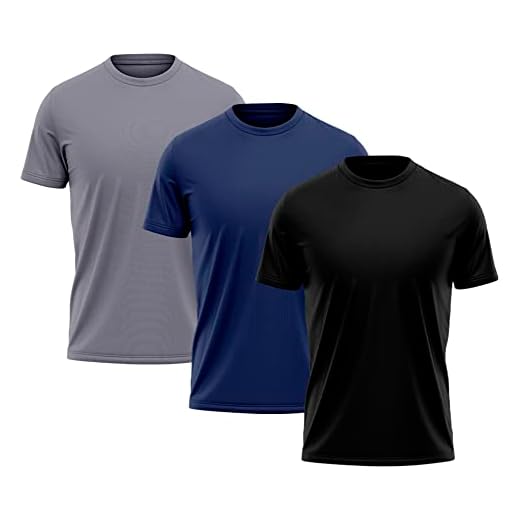 Kit 3 Camisetas Masculina Dry Fit Proteção Solar UV Térmica Academia Treino Caminhada Esporte Camisa Praia Blusa, Tamanho G