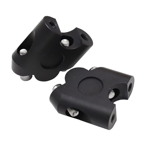 Rehausseurs guidon moto 22mm noir hausse 30mm pour MT09 FZ6 XJ6