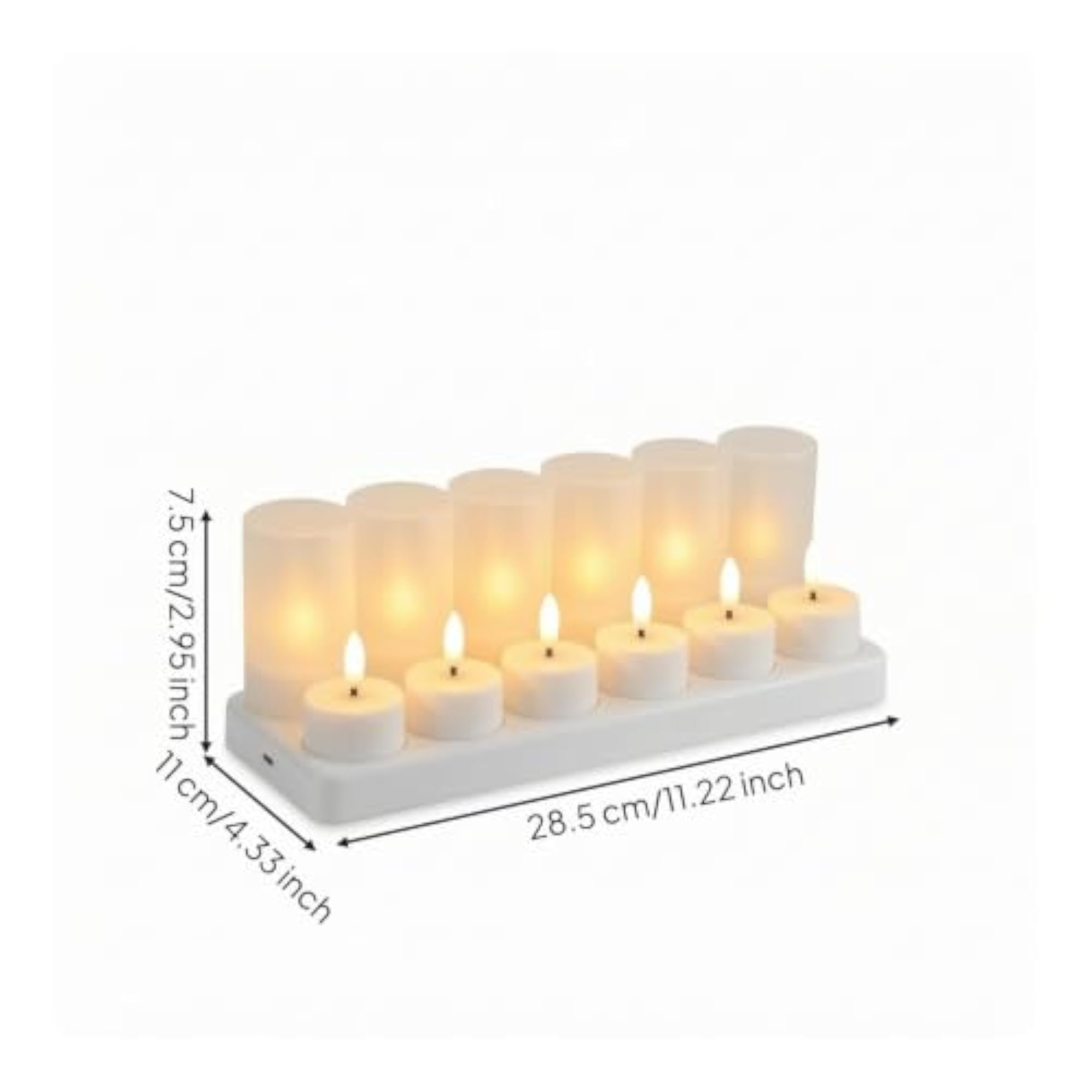 12 Pieces Tea Lights with Remote Control