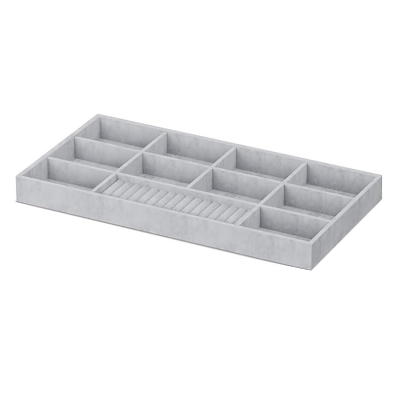Organizador de joyas, bandeja apilable para collares, aretes y anillos, solución de almacenamiento eficiente