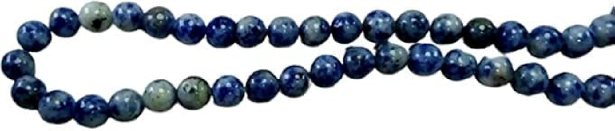 Sodalite Stone Line Beads for Reiki Healing