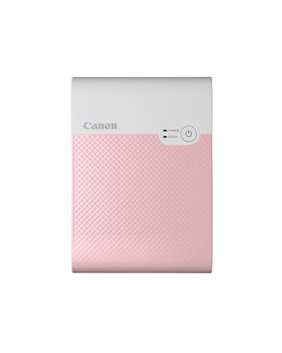 Canon SELPHY Square QX10 Imprimante Photo Portable - Tirages de Haute Qualité, Fonctionnalités Créatives - Imprimante Portable pour Le Scrapbooking & Les Albums Photo, Rose Canon SELPHY Square QX10 Imprimante Photo Portable - Tirages de Haute Qualité, Fonctionnalités Créatives - Imprimante Portable pour Le Scrapbooking & Les Albums Photo, Rose