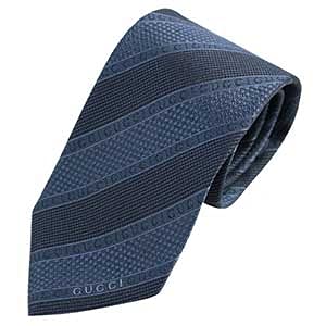 グッチ レジメンタルストライプ シルクコットンタイ