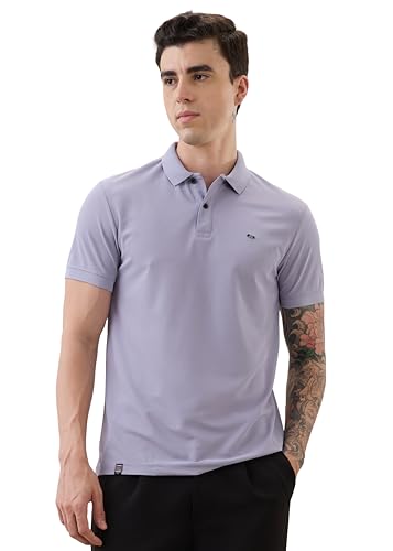 Image of Nostrum Cotton Half Sleeve T-Shirt for Men Boys, Regular Fit, Cherry, Stylish Mens T-Shirts, Polo T Shirt for Man, Collar T Shirts for Men