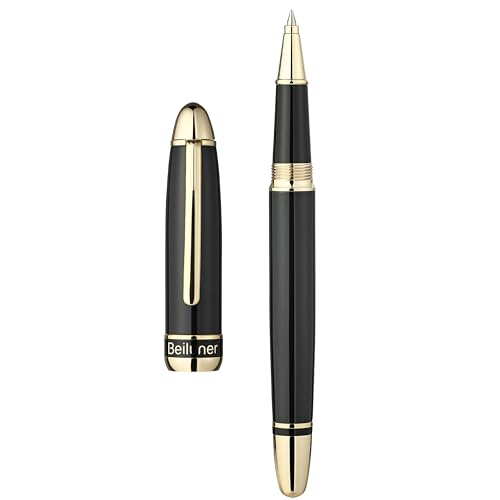 BEILUNER 315 Luxury Rollerball Pen - 24K Gold Finish