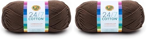 Image of (1 Skein) 24 /7 Cotton Yarn, Cafe Au Lait (Pack of 2)