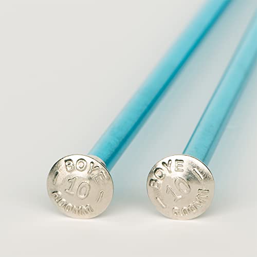 Boye Anodized Aluminum Straight Knitting Needles Set, No. 8, No. 9, No. 10, Multicolor