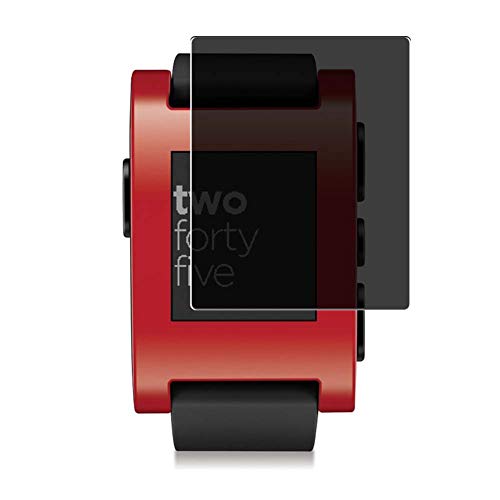 Vaxson Protector de Pantalla de Privacidad, compatible con Pebble Classic Smartwatch Hybrid Watch [no vidrio templado] TPU Película Protectora Anti Espía
