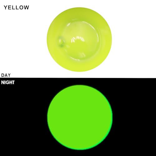 Image of Artecho Yellow Glow in the Dark Acrylic Paint Set, 120ml / 4.05oz | Non-Toxic, Waterproof, For Canvas Rock Wood Fabric, Rich Pigment, For Adults & Hobbyists