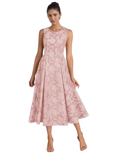 Floral Lace Mother of Bride Dresses for Women 2025 Tea Length a-l...