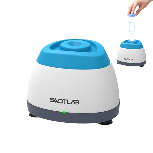 Image of Mini Vortex Mixer with Touch Function for Lab Nail Polish (Blue)