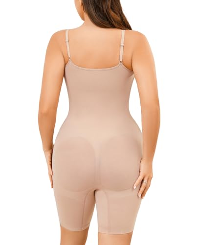 Image of Shapewear Tummy Control BodySuit Seamless Adjustable Body Shaper for Women