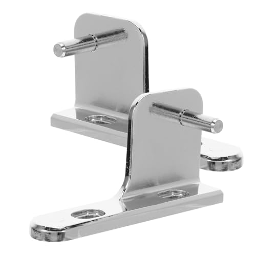 Hohopeti 2 Piezas Bisagras para Puerta de Congelador Repuesto Pesado de Aleación de Zinc Diseño Silencioso para Apertura Suave Adecuado para Refrigeradores y Congeladores Comerciales