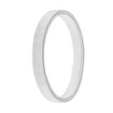 Zktfyshk - Brazalete elástico de liberación rápida para hombre, con diseño de ajuste cómodo, brazalete elástico para actividades diarias, brazalete elástico para hombres, plata, talla �nica