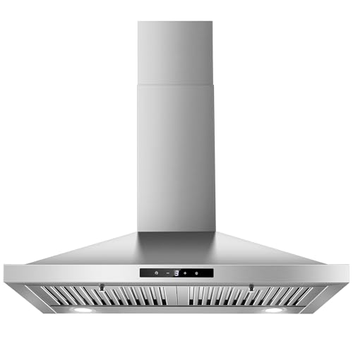 Tieasy Range Hood 30 inch, Vent Hoods 30 inch Stainless