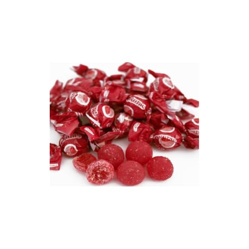 Pikotas caramelos de goma grageado sabor cereza 1 kg – Bolsa 1 kg de golosinas sin gluten, envueltas individualmente, ideales para repostería y piñatas